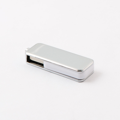 โลโก้โดมด้านเดียว 3.0 2.0 ไดรฟ์ USB บิดโลหะ 360 องศา