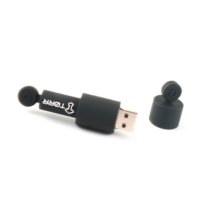 การเข้ารหัสข้อมูล รอบ พันธมิตร USB Flash Drive วัสดุ PVC / ซิลิโคน
