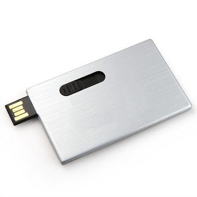 แฟลชไดรฟ์ Usb บัตรเครดิตบางเฉียบกันน้ำ 2.0 15MB/S 128GB