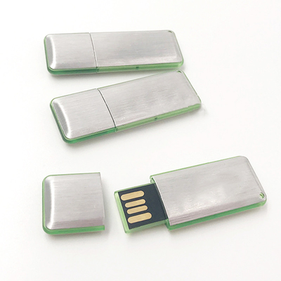 แฟลชไดรฟ์ USB โลหะอลูมิเนียม 1GB 2GB 4GB 8GB 16GB Graed A ชิป FCC ได้รับการอนุมัติ