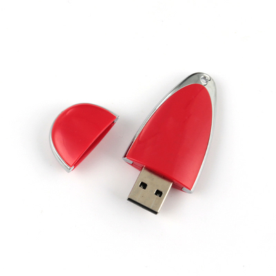 ไดรฟ์ USB พลาสติกขนาด 32G 8 มม. หยดน้ำรูปร่างรองรับการเริ่มต้นระบบ ZIP / HDD