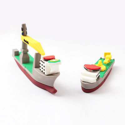 3D Copy Real PVC USB Drive เรือใบเรือรูปร่างที่กำหนดเอง