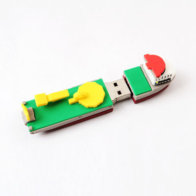 3D Copy Real PVC USB Drive เรือใบเรือรูปร่างที่กำหนดเอง