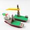 3D Copy Real PVC USB Drive เรือใบเรือรูปร่างที่กำหนดเอง
