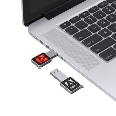 ไฮสปีด USB แฟลชดริเวอร์ พร้อมกระเป๋าโลหะ / พลาสติก ไฟ LED ส่องแสงเมื่อทํางาน