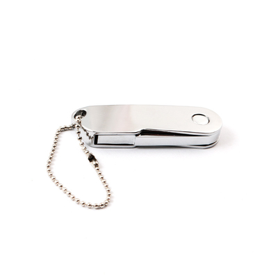 Twist Metal Usb 2.0 แฟลชไดรฟ์ พร้อมกุญแจ 32GB 64GB 128GB ชิป UDP รวดเร็ว