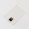 Mini UDP Chips Card หน่วยความจำ USB ตัวเครื่องโปร่งใสพร้อมพิมพ์บนสติกเกอร์กระดาษ