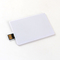 จิ๊กซอว์ บัตรเครดิต USB Sticks 2.0 UDP Flash Chips รูปร่าง CMYK พิมพ์โลโก้