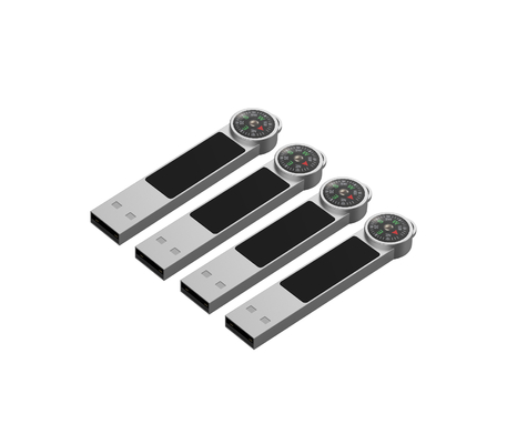เครื่องยึด USB แฟลชดริเวอร์แบบโลหะ / พลาสติกที่มีโลโก้และรูปแบบตามต้องการ