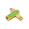 สีเขียวและสีทอง Type C USB ความเร็วสูง 128GB 256GB 512GB 150MBS