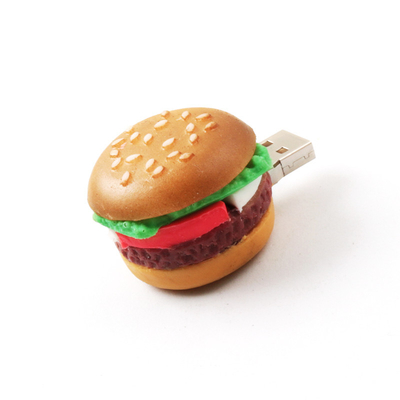 KFC McDonald's แฮมเบอร์กเกอร์ รูปแบบการสั่งซื้อ USB แฟลชไดรฟ์ สําหรับอาหารเทียม ของขวัญบริษัท