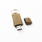 ระดับ A ความจําเต็มหนัง USB Flash Drive ด้วยการพิมพ์โลโก้ที่กําหนดเอง