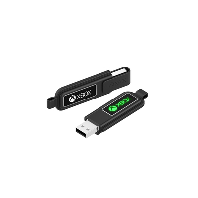พกพาหนัง Cover คีย์โลหะ USB Flash Drive 64GB 128GB 30MB / S