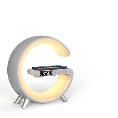 พร้อม LED พร้อมนาฬิกา พร้อมเครื่องเสียง พร้อม Bluetooth เครื่องชาร์จไร้สาย รวดเร็ว 15W