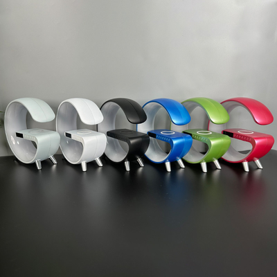 พร้อม LED พร้อมนาฬิกา พร้อมเครื่องเสียง พร้อม Bluetooth เครื่องชาร์จไร้สาย รวดเร็ว 15W