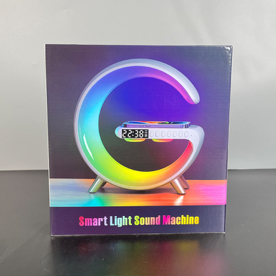 พร้อม LED พร้อมนาฬิกา พร้อมเครื่องเสียง พร้อม Bluetooth เครื่องชาร์จไร้สาย รวดเร็ว 15W