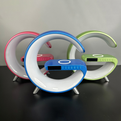 พร้อม LED พร้อมนาฬิกา พร้อมเครื่องเสียง พร้อม Bluetooth เครื่องชาร์จไร้สาย รวดเร็ว 15W
