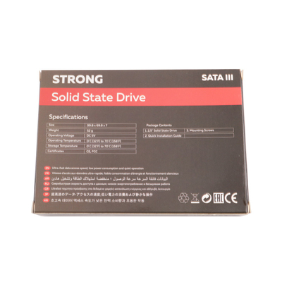 2.5 แฮร์ดไดรฟ์ภายใน SSD ที่มีความต้านทานต่อการสั่นของ 20G/10-2000Hz และอุณหภูมิการทํางาน -40-85C