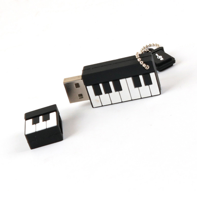 แฟลชเมมรี่ UDP หรือ PCBA พันธมิตร USB แฟลชไดรฟ์กับ Open Mold Piano Shape