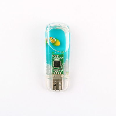 พลาสติก USB Stick ใส่ใน Liquid Usb Flash Drive ปรับแต่งเรือใน