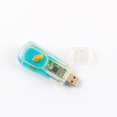 พลาสติก USB Stick ใส่ใน Liquid Usb Flash Drive ปรับแต่งเรือใน