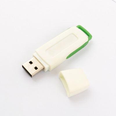 พลาสติกรีไซเคิล USB Stick สีดํา/ขาว Plug and Play ความจํา 1-1TB 0.C ถึง 60.C Temp