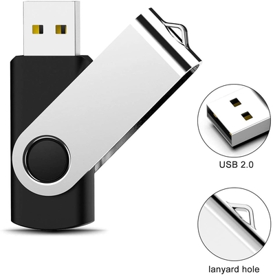 พลาสติกสีขาว USB Stick ค่าธรรมชาติของวัสดุรีไซเคิล เต็มความจํา ระดับ A