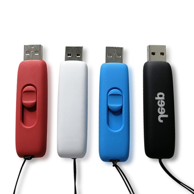 แฟลชไดรฟ์ USB พลาสติกโลหะ พร้อมความเร็วเพิ่ม 50 MB/s เขียน 100 MB/s อ่าน