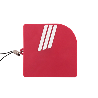 เครื่องยึด USB ซิลิโคนแบบกําหนดเอง พิมพ์เต็มสี รูปทรงสี่เหลี่ยม ความจุ 128GB