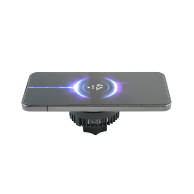 เครื่องชาร์จไร้สายรถยนต์ 15W แบบแม่เหล็ก พร้อมแสง LED และสารเย็น