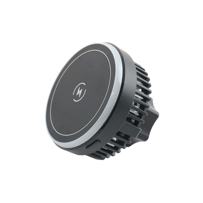 เครื่องชาร์จไร้สายรถยนต์ 15W แบบแม่เหล็ก พร้อมแสง LED และสารเย็น