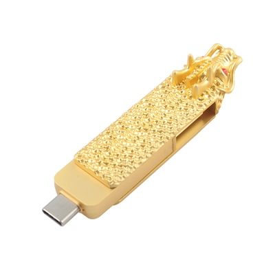 ไดรฟ์ในรูปมังกร แบบ C และ USB พร้อมอ่านและเขียนเร็ว 3.0 usb