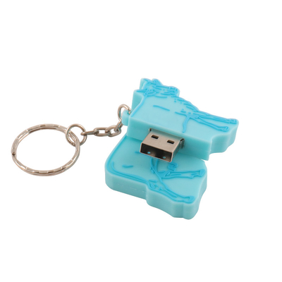 พีวีซีและซิลิโคน USB Flash Drive ที่กําหนดเอง พร้อมอินเตอร์เฟซ USB 2.0/3.0
