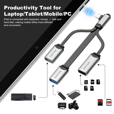 คาเบิ้ลฮับ USB สําหรับการอ่านและคัดลอก