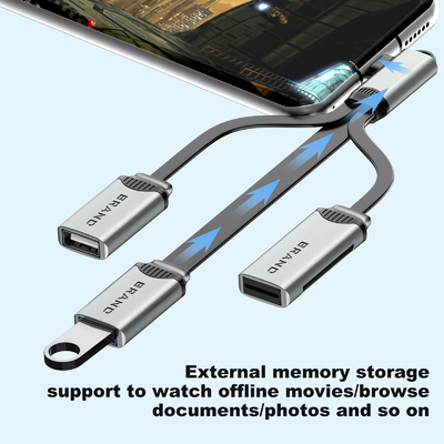 คาเบิ้ลฮับ USB สําหรับการอ่านและคัดลอก