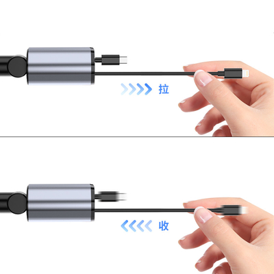 เครื่องชาร์จรถอัลลูมิเนียมอัลลอย ABS PC สําหรับไอโฟน ผลิต 5V/2.4A รวมและเบา