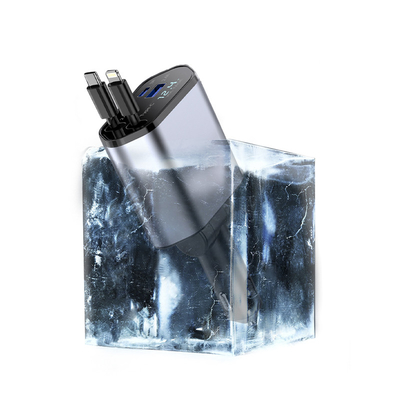 ซุปเปอร์ฟาสต์ชาร์จ MAX ชาร์จรถชนิด C 100W สําหรับปริมาตรการไฟเข้าระดับ 12-24v