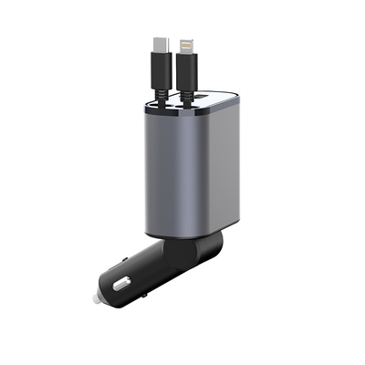 เครื่องชาร์จรถยนต์ 5V / 3A ออก USB-C ที่สะดวกสบาย