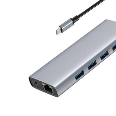 สเปดี้ อลูมิเนียม มัลติพอร์ท HDMI ฮับ และ Usb สําหรับการเชื่อมต่อที่เพิ่มเติม
