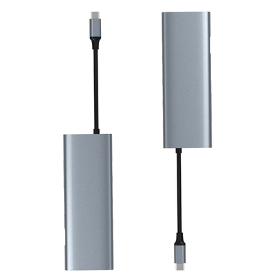 สเปดี้ อลูมิเนียม มัลติพอร์ท HDMI ฮับ และ Usb สําหรับการเชื่อมต่อที่เพิ่มเติม