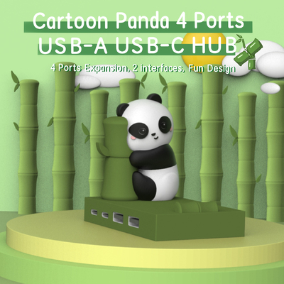 ชิค 5Gbps USB C เป็น USB A สเตชั่น Usb C ฮับ Smart Adapter OEM Ports Hub กับ HDMI