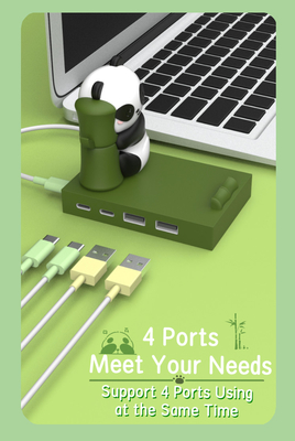 ชิค 5Gbps USB C เป็น USB A สเตชั่น Usb C ฮับ Smart Adapter OEM Ports Hub กับ HDMI