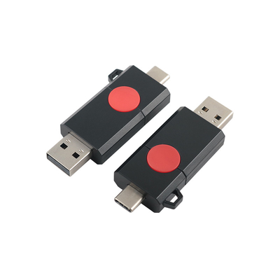 USB 3.0 และไทป์ C แฟลชดริเวอร์ พร้อมพลาสติกเกรด A แฟลชและโลโก้ที่กําหนดเอง
