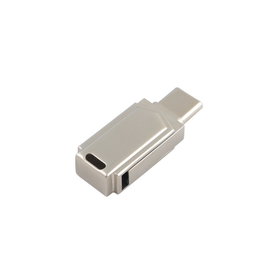 13 กรัม ซิงก์สลอย USB 3.0 และพับความจําประเภท C กับรหัสผ่านข้อมูลและโลโก้ USB เลเซอร์