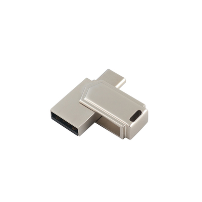 13 กรัม ซิงก์สลอย USB 3.0 และพับความจําประเภท C กับรหัสผ่านข้อมูลและโลโก้ USB เลเซอร์