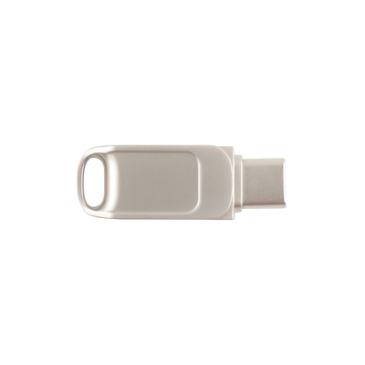 เมทัล ดิวัล USB แฟลช ดริฟ์ พร้อมการป้องกันรหัสผ่านและความรวดเร็ว Type C