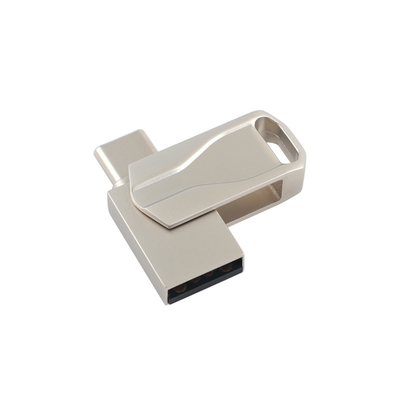 USB 2.0 และประเภท C แฟลช ดริบโลหะ พิมพ์หรือเลเซอร์โลโก้สําหรับการรวมและรักษาข้อมูล