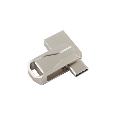 USB 2.0 และประเภท C แฟลช ดริบโลหะ พิมพ์หรือเลเซอร์โลโก้สําหรับการรวมและรักษาข้อมูล