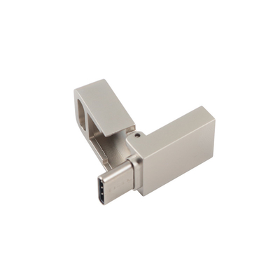 โลหะ USB 3.0 และชนิด C แฟลชดริเวอร์กับชนิด C สามารถเลเซอร์โลโก้ One Face ทําสัญญา