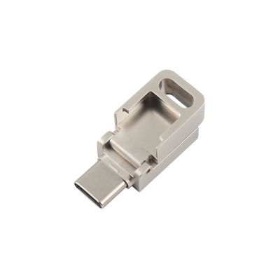 โลหะ USB 3.0 และชนิด C แฟลชดริเวอร์กับชนิด C สามารถเลเซอร์โลโก้ One Face ทําสัญญา